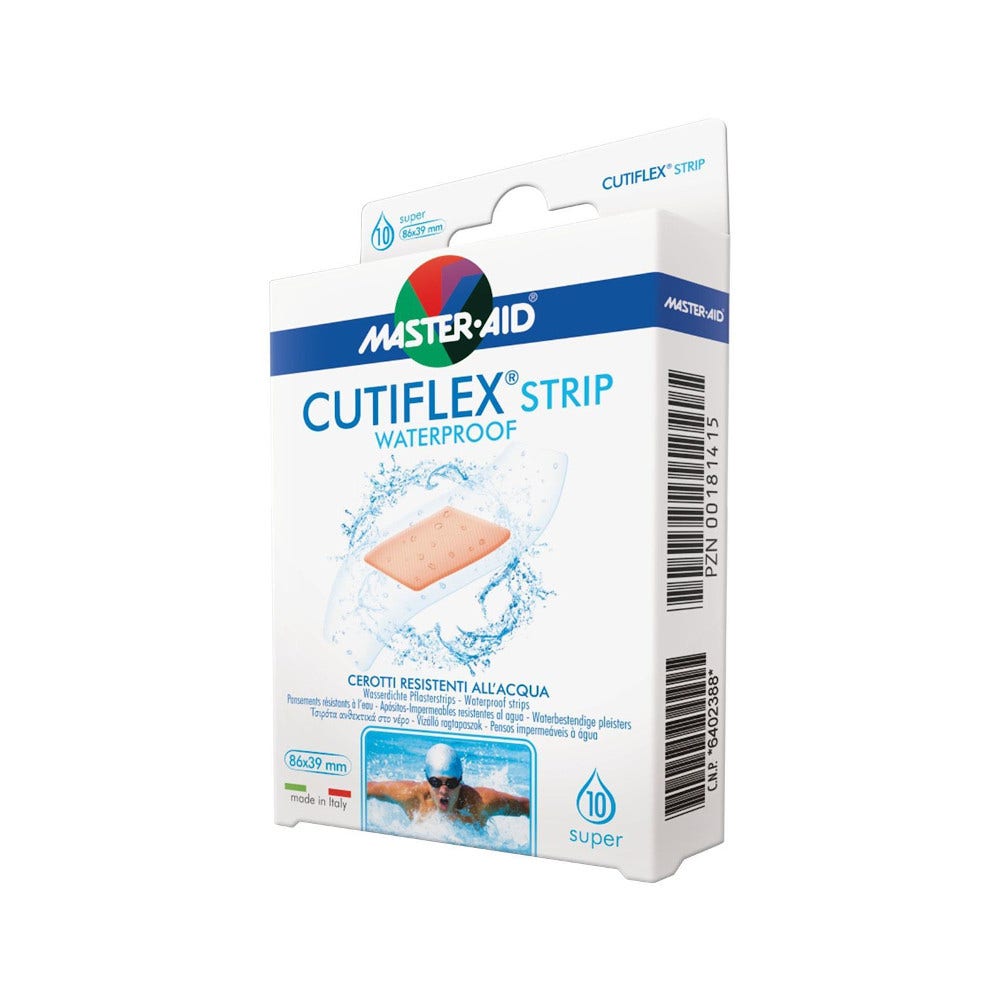 Master-Aid Cutiflex Strip Apósito Transparente Impermeable 10 Piezas-1