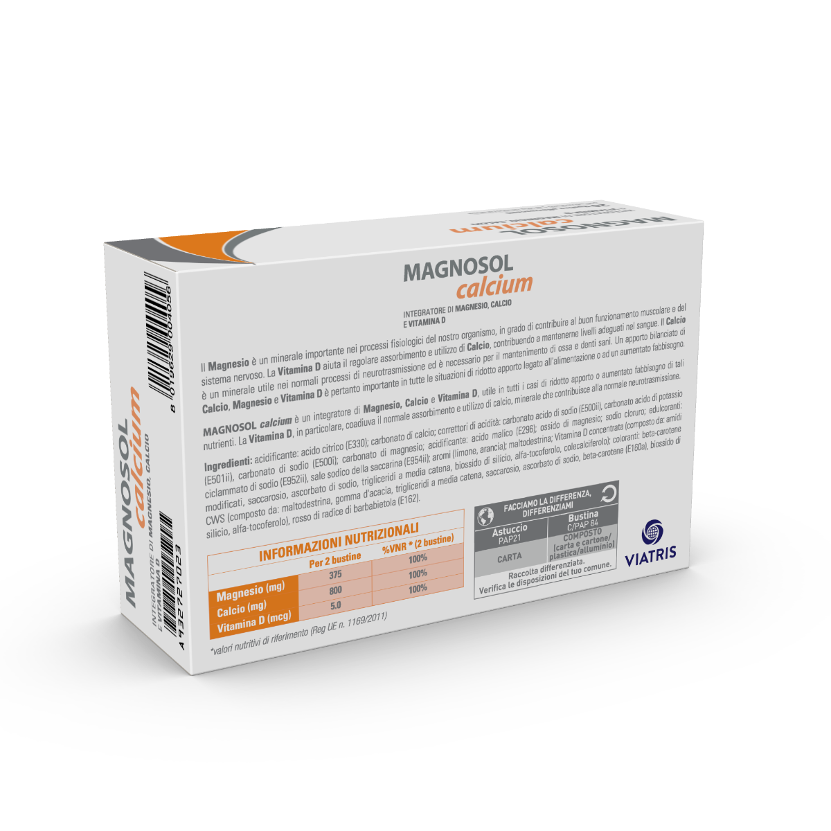 Magnosol Calcio Polvo Efervescente 20 Sobres-5