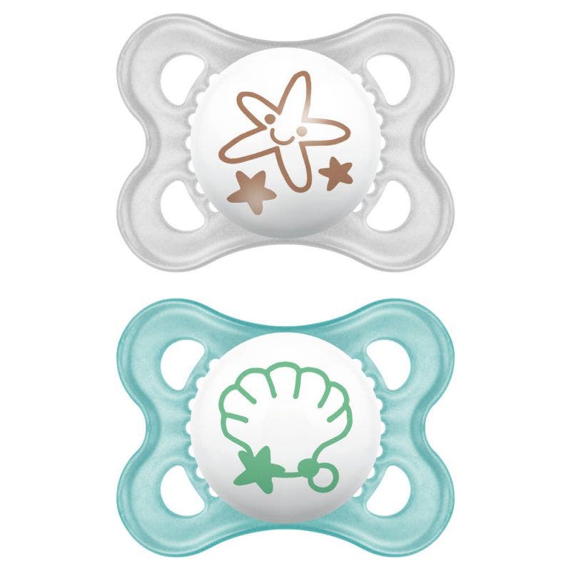 Mam Original Chupete 2-6M+ Caucho Paquete Doble Neutro