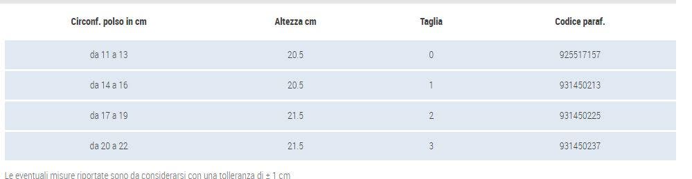 Gibaud Ortho Manugib 20 Muñequera Izquierda Talla 0-2