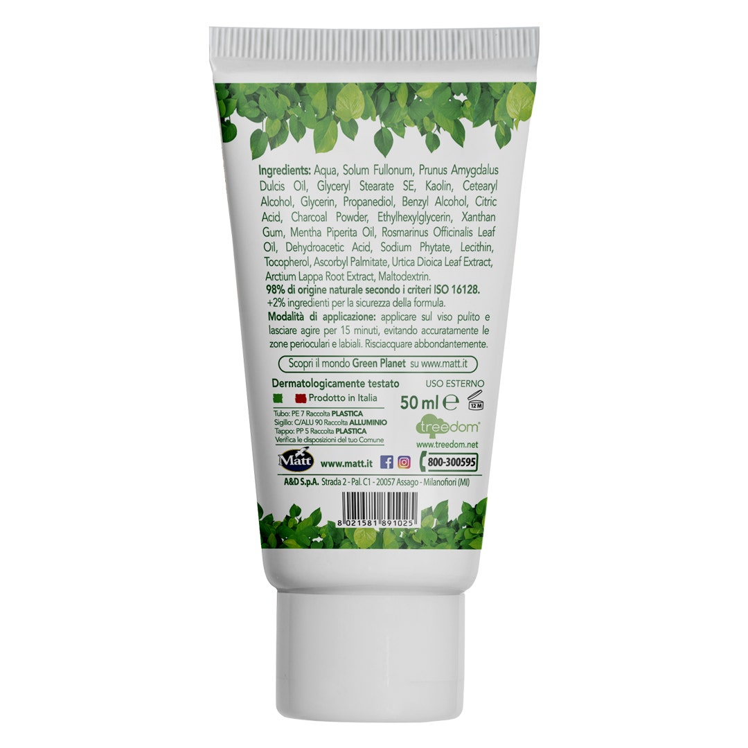 Forsan Mascarilla facial de arcilla y carbón 50 ml