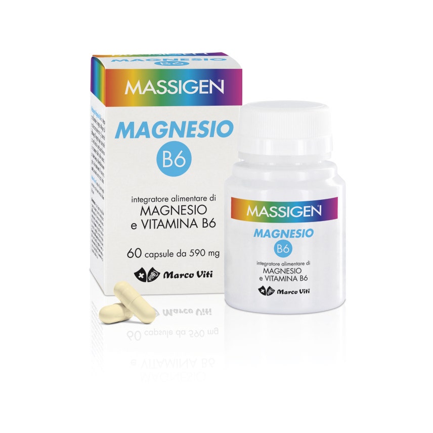 Massigen Magnesio B6 60 Cápsulas-2