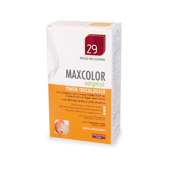 Maxcolor Tinte Vegetal 29 Rojo Granada 140ml-1