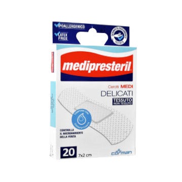 Medipresteril Parches Medios Delicados 7x2cm 20 Piezas-2