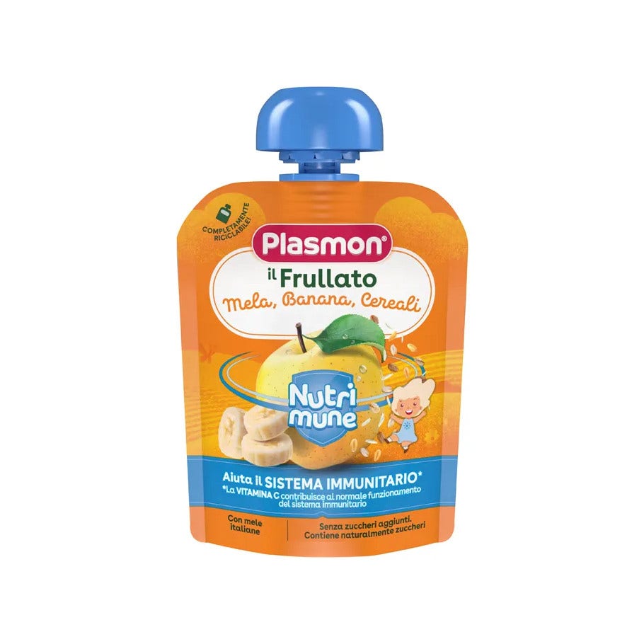 Plasmon Nutri-Mune Frullato Mela/Banana/Cereali 85g