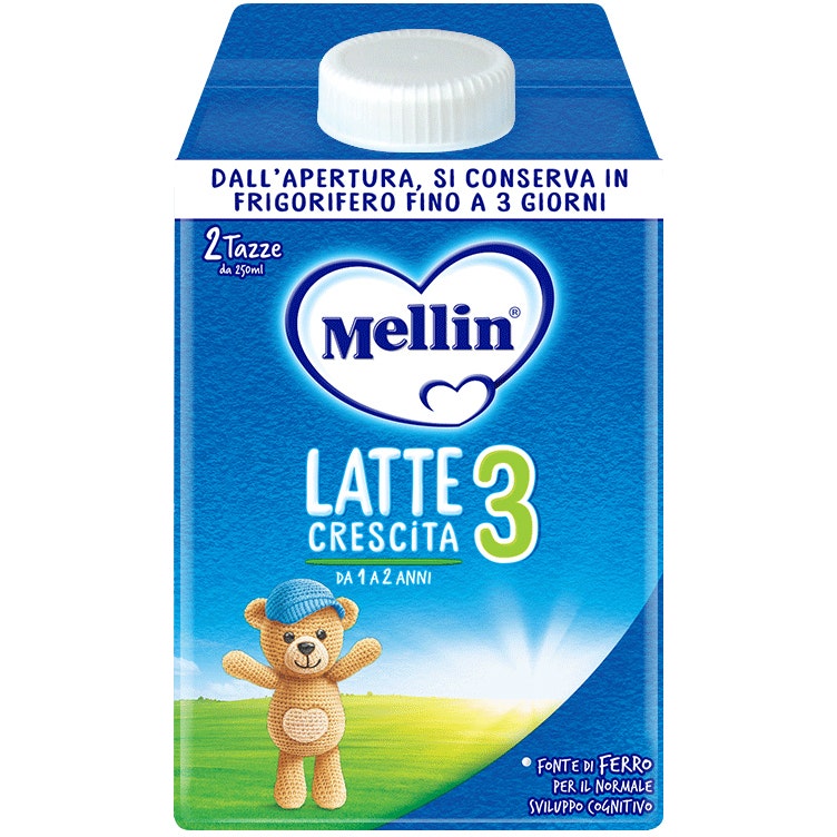 Mellin 3 Leche de crecimiento líquida 1-2 años 500 ml