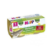 Bacalao Hipp Homogeneizado Con Patatas Zanahorias 4m + 2x80g-2