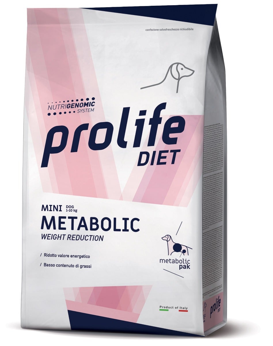Prolife Dog Diet Metabolic Comida húmeda para perros adultos de tamaño mini, bolsa de 500 g