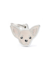 Medaglietta Per Cani Personalizzata Chihuahua Color Crema