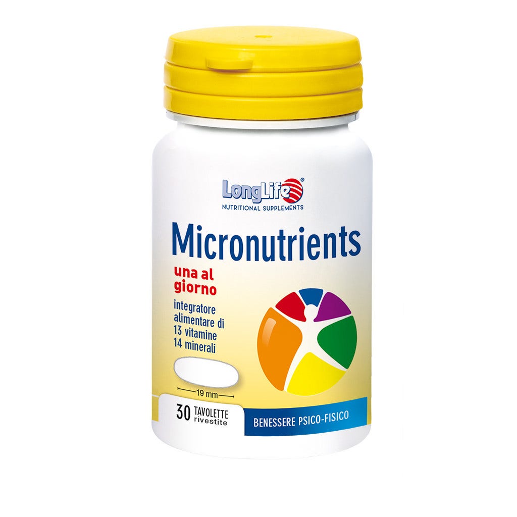 Micronutrientes Longlife 30 Comprimidos-2