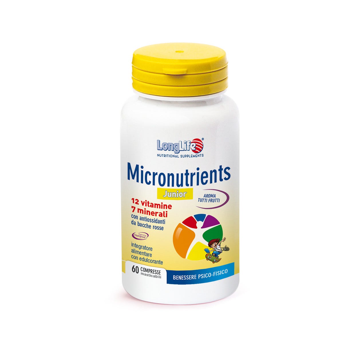 Longlife Micronutrientes Junior 60 Comprimidos-3