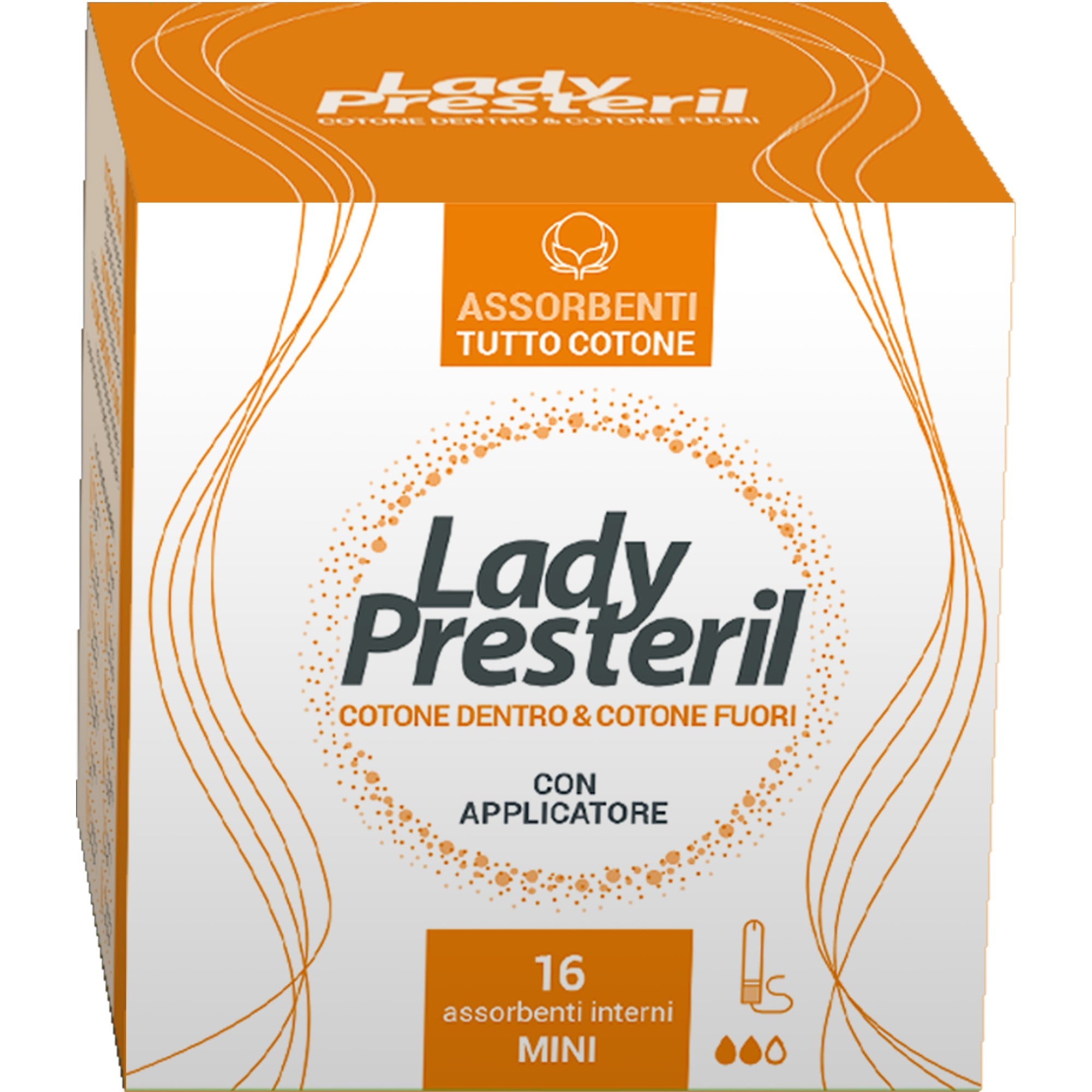 Lady Presteril Absorbente Interno Mini 16 Piezas-3