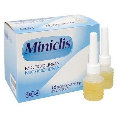 Miniclis Adultos 12 microenemas de 9 g – Alivio intestinal rápido