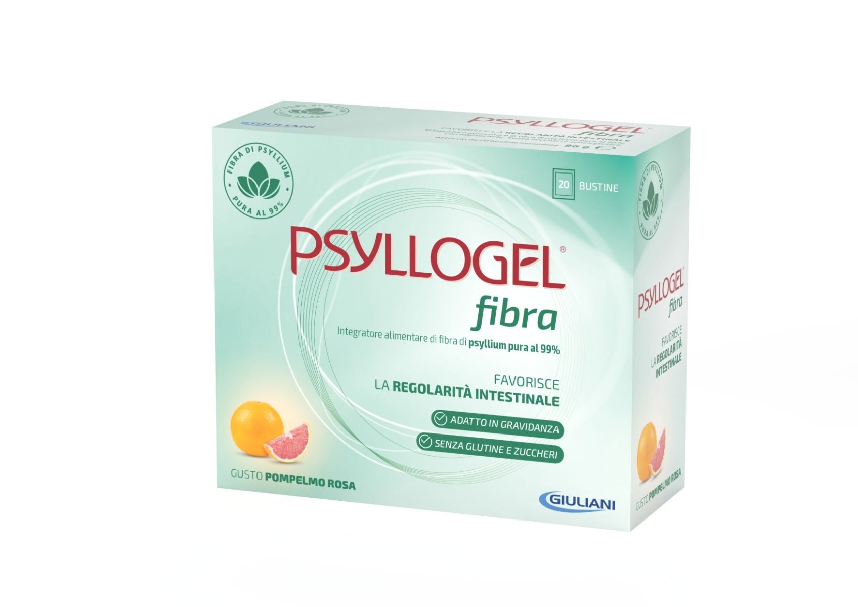 Psyllogel Fibra Pomelo Rosa 20 Bolsas-2