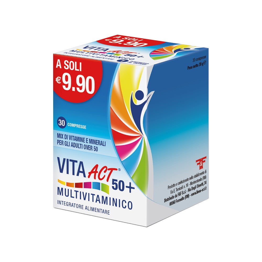 Vita Act 50+ Multivitamínico 30 Comprimidos-3