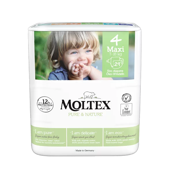 Manyx Pure & Nature Maxi Pañales Talla 4 -7/18kg- 29 Piezas-4