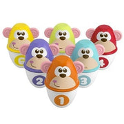 Chicco Juego Monkey Strike 6 Bolos 1 Pelota-1