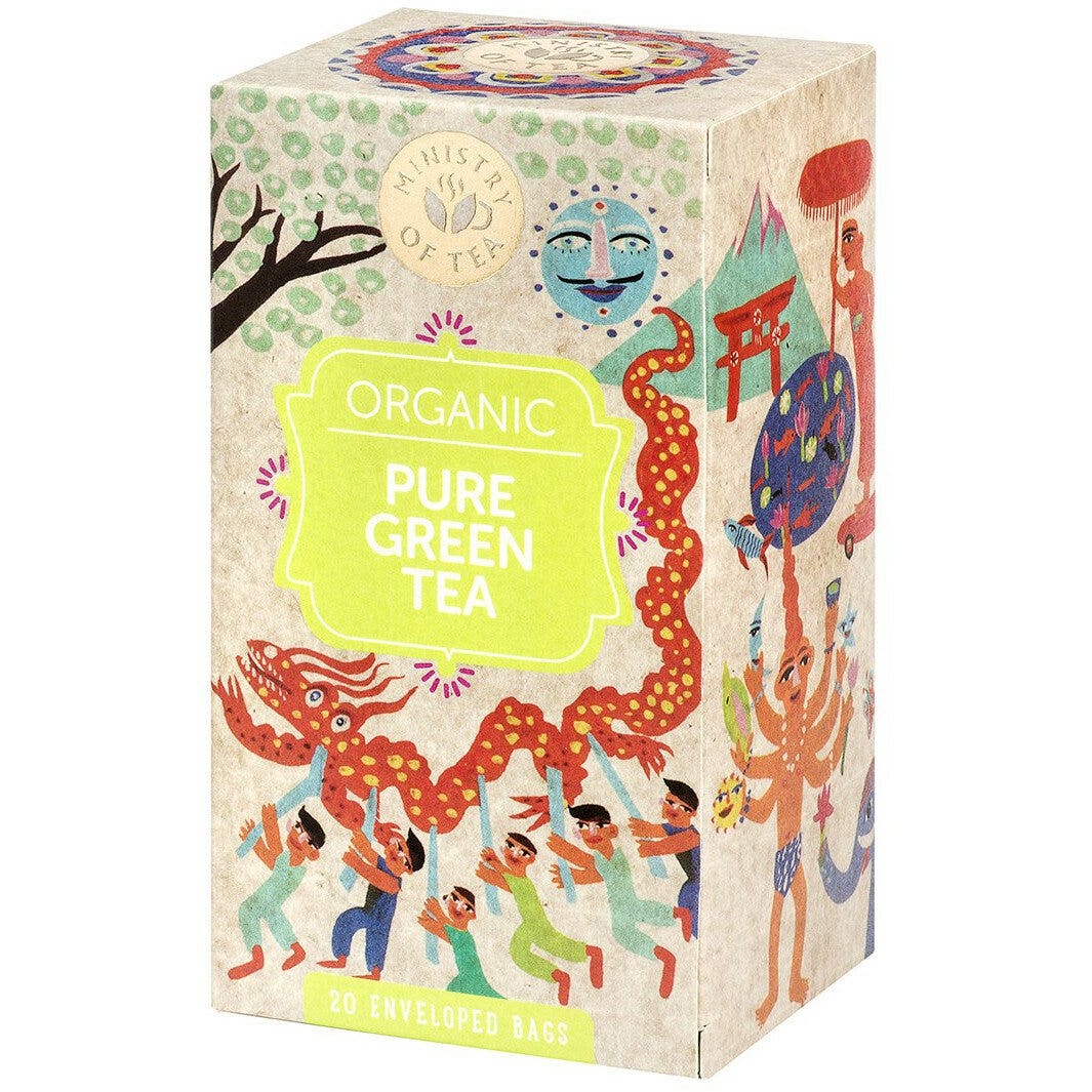 Ministry Of Tea Té Verde Puro Orgánico 20 Filtros-3