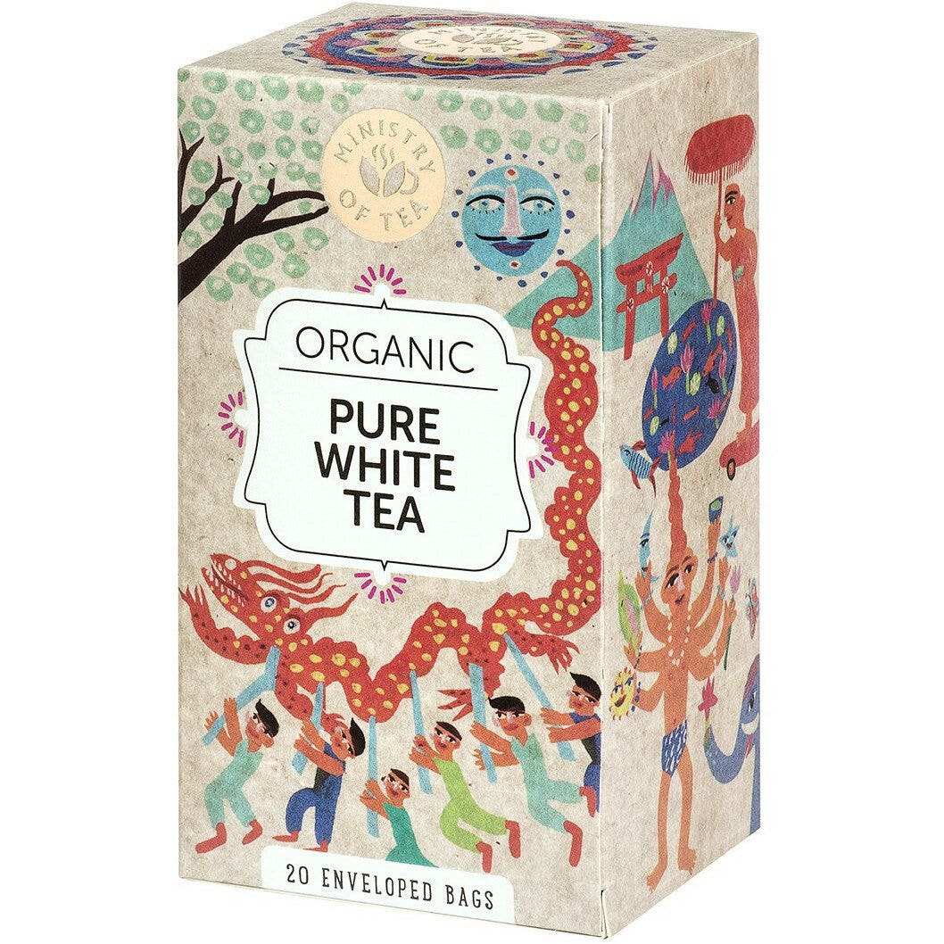 Ministry Of Tea Té Blanco Puro Orgánico 20 Filtros-3