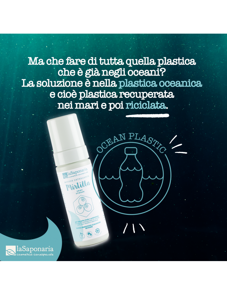 La Saponaria Zero Stress Espuma Limpiadora Arándanos 150ml-3