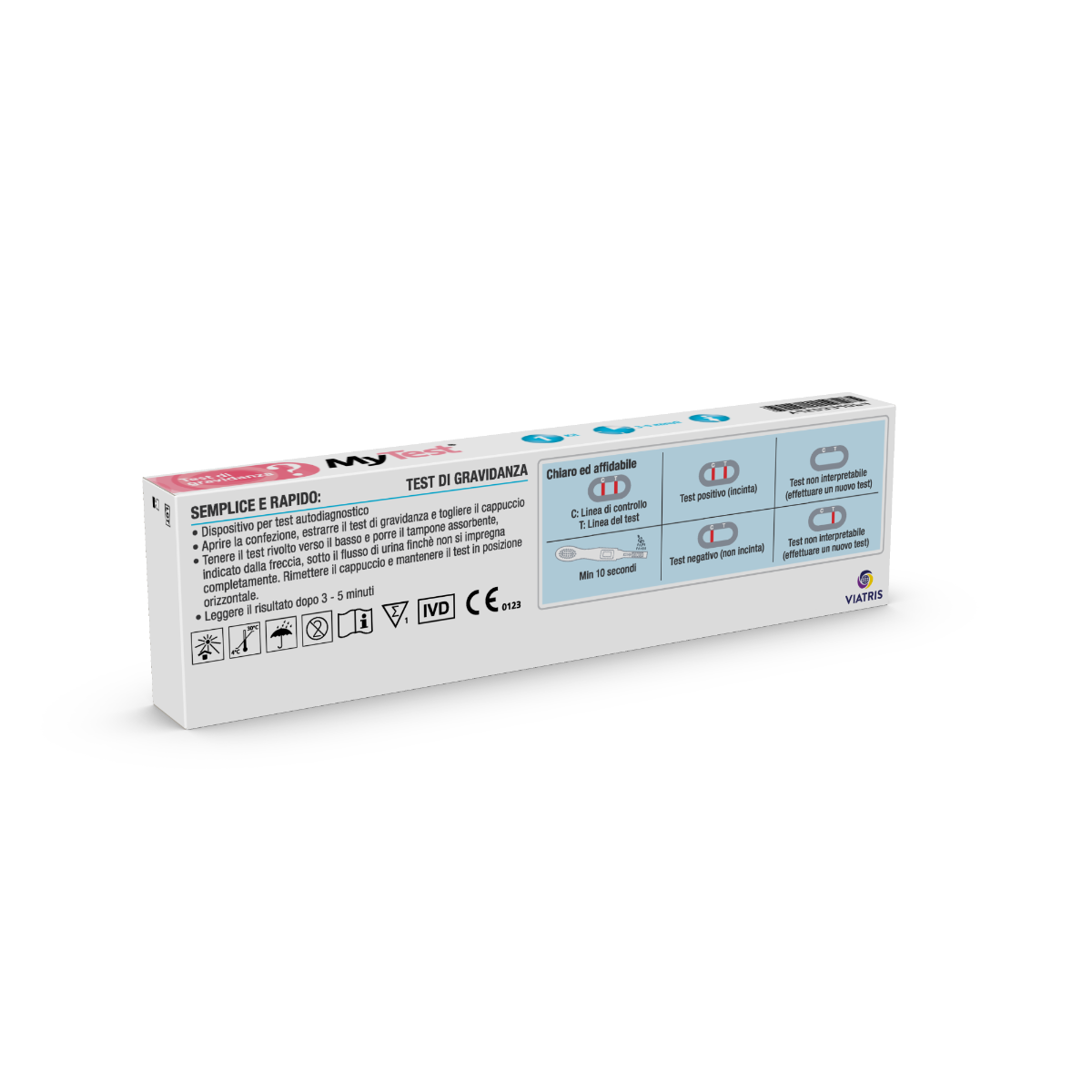My Test HCG Prueba Rápida de Embarazo 1 Pieza-3