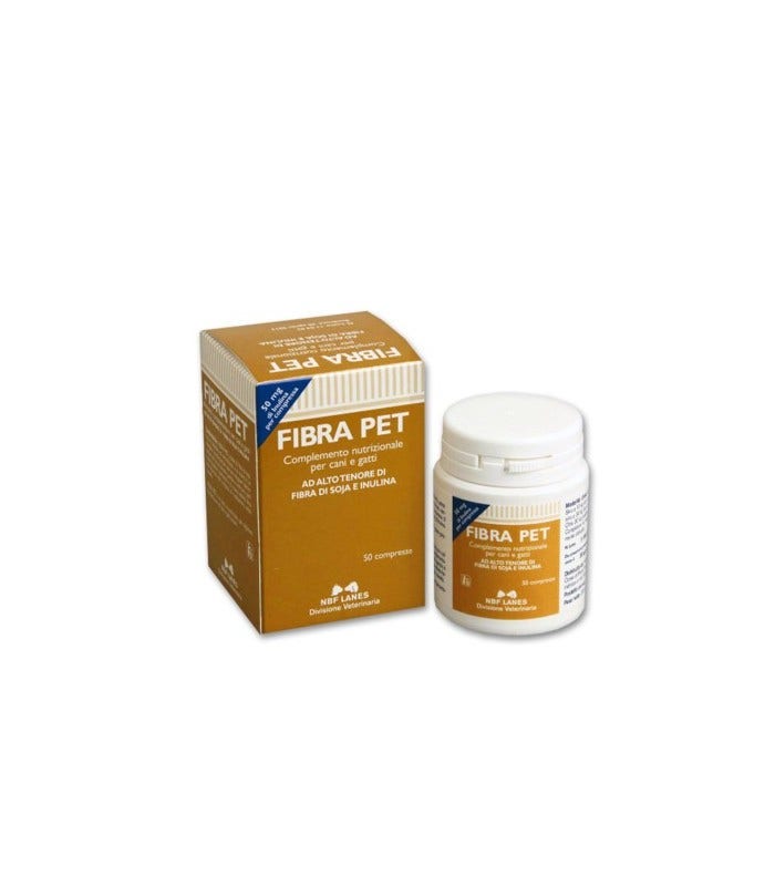 Fiber Pet Pienso Complementario Perros/Gatos 50 Comprimidos-2