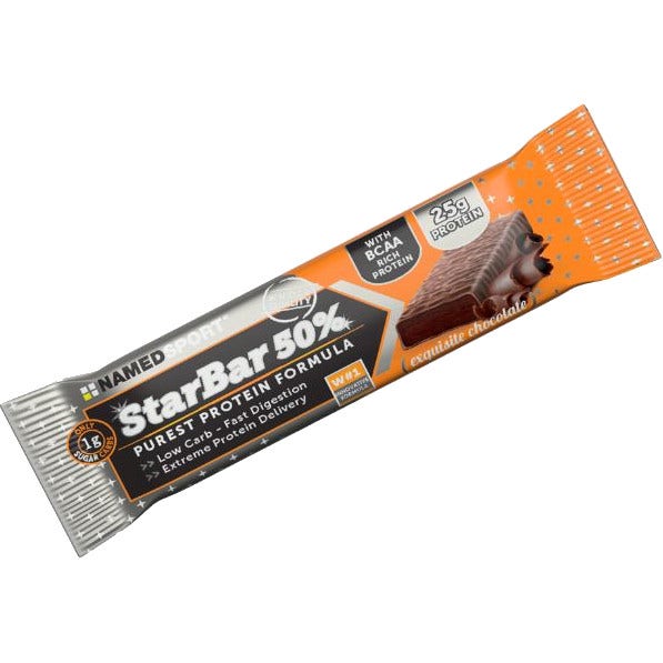 Named Sport Starbar 50% Proteína Exquisito Chocolate 50g-3