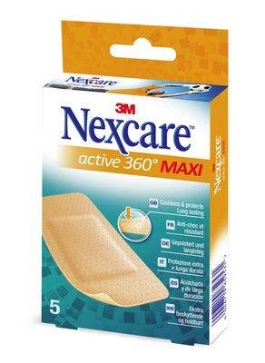 Nexcare Parche Activo 360 Grados 5 Piezas-2