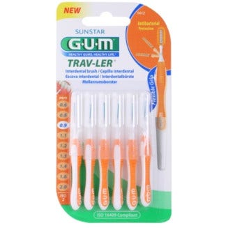 Gum Trav-Ler 0,9 Scovolino Pro 6 Pezzi-2