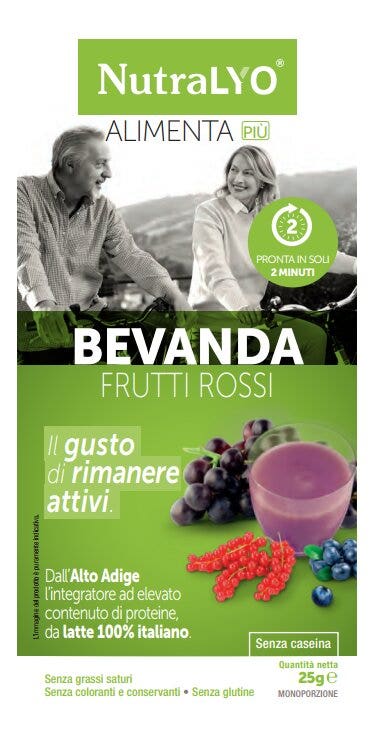 Nutralyo Bevanda Frutti Rossi 25g-1