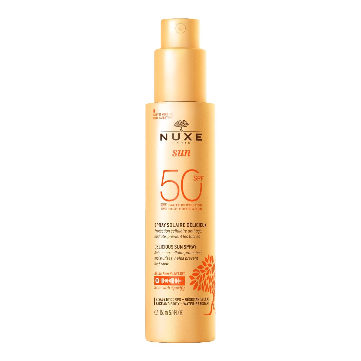 Nuxe Sun Alta Protección Rostro Y Cuerpo Spray Solar SPF50 150ml-5