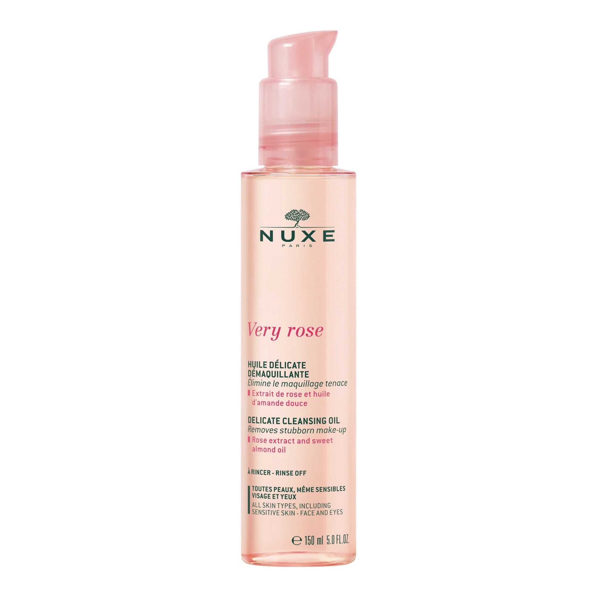 Nuxe Very Rose Delicate Aceite Desmaquillante 150ml-3
