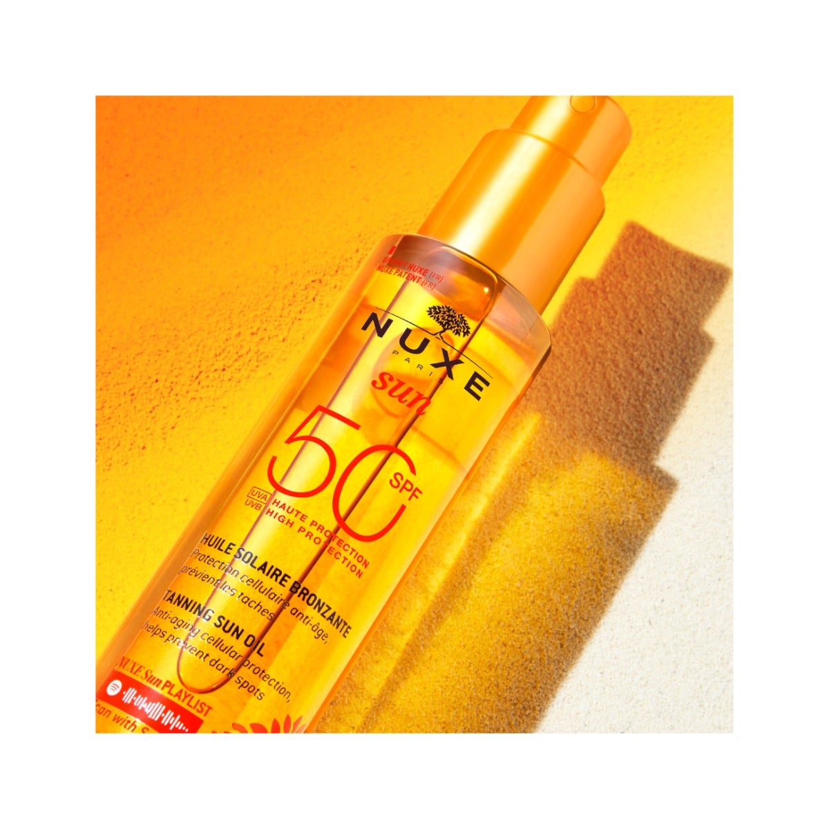Nuxe Sun Aceite Solar para Rostro y Cuerpo SPF50 150 ml