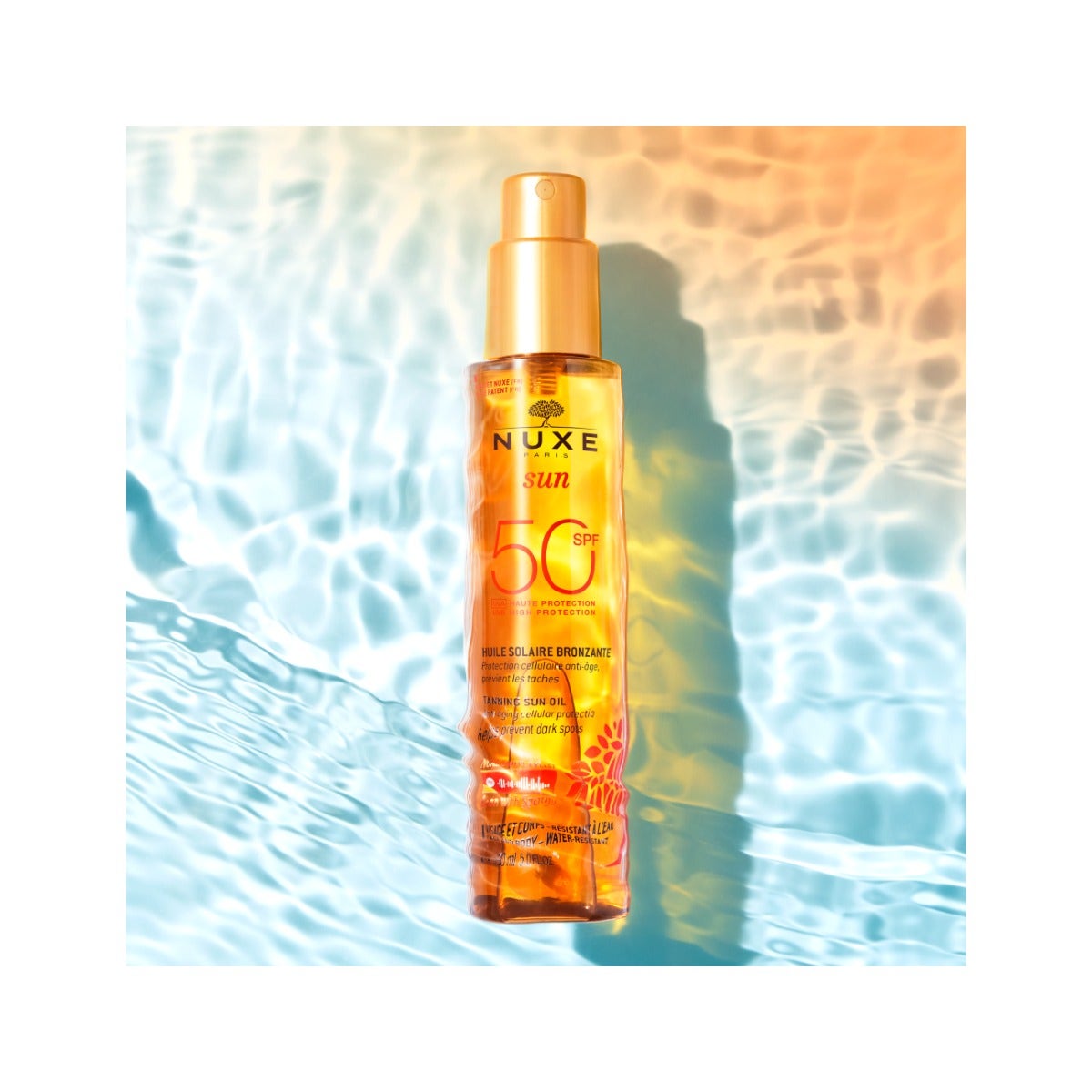 Nuxe Sun Aceite Solar para Rostro y Cuerpo SPF50 150 ml