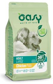 Oasy Dry Crocchette Di Pollo Per Cani Adulti Taglia Grande Sacco 12kg