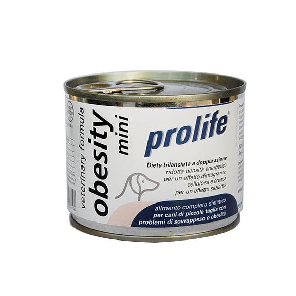 Prolife Veterinary Obesity Mini Cibo Umido Per Cani Taglia Piccola Lattina 200g