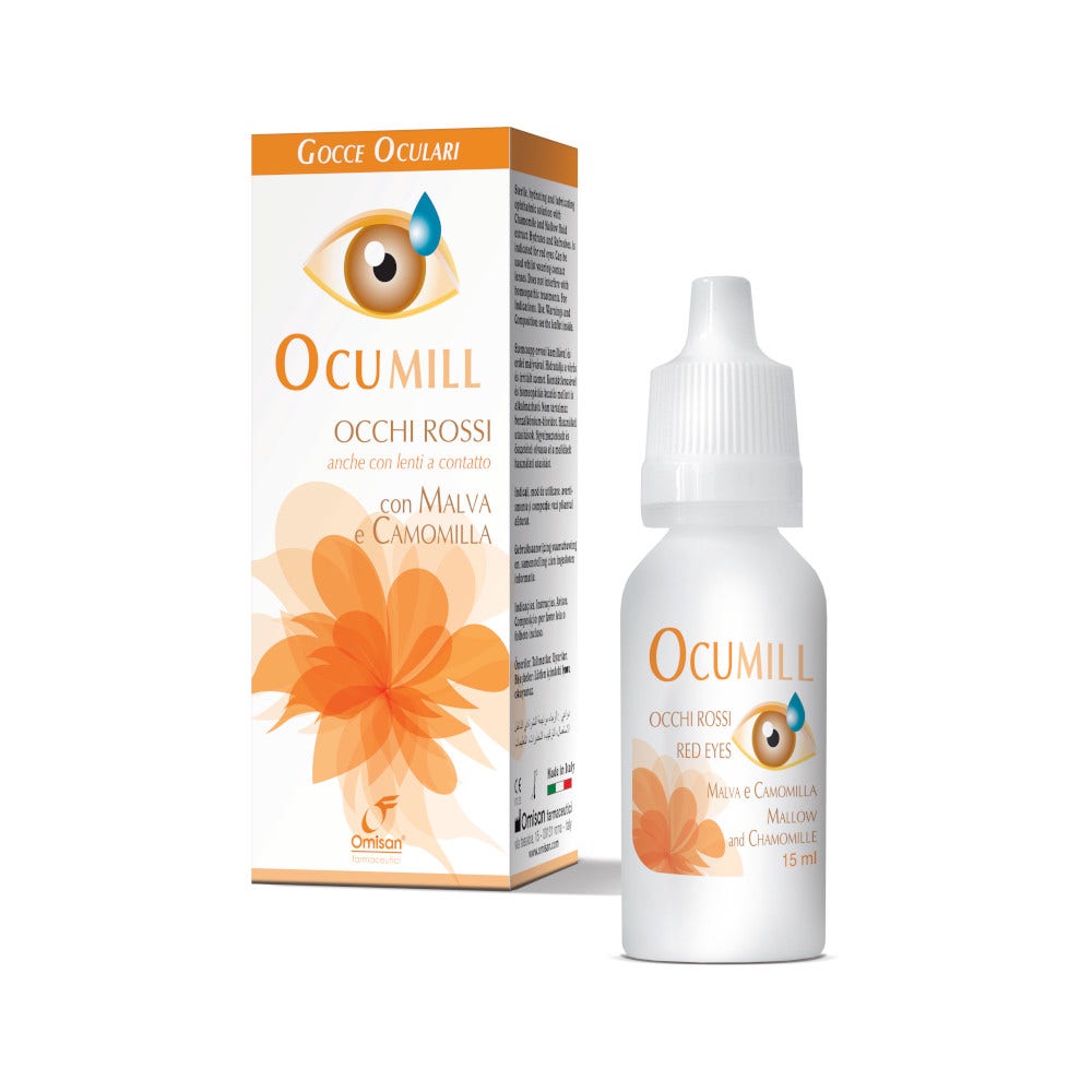 Ocumill Solución Lubricante Manzanilla Malva Ojos Rojos 15ml-4