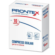 Compresa Ojo Gasa Algodon Texil Prontex 10 Piezas-2