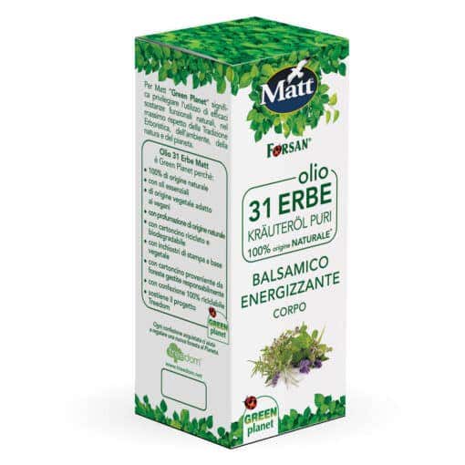 Matt Aceite Corporal 31 Hierbas Bálsamo Energizante 100 ml