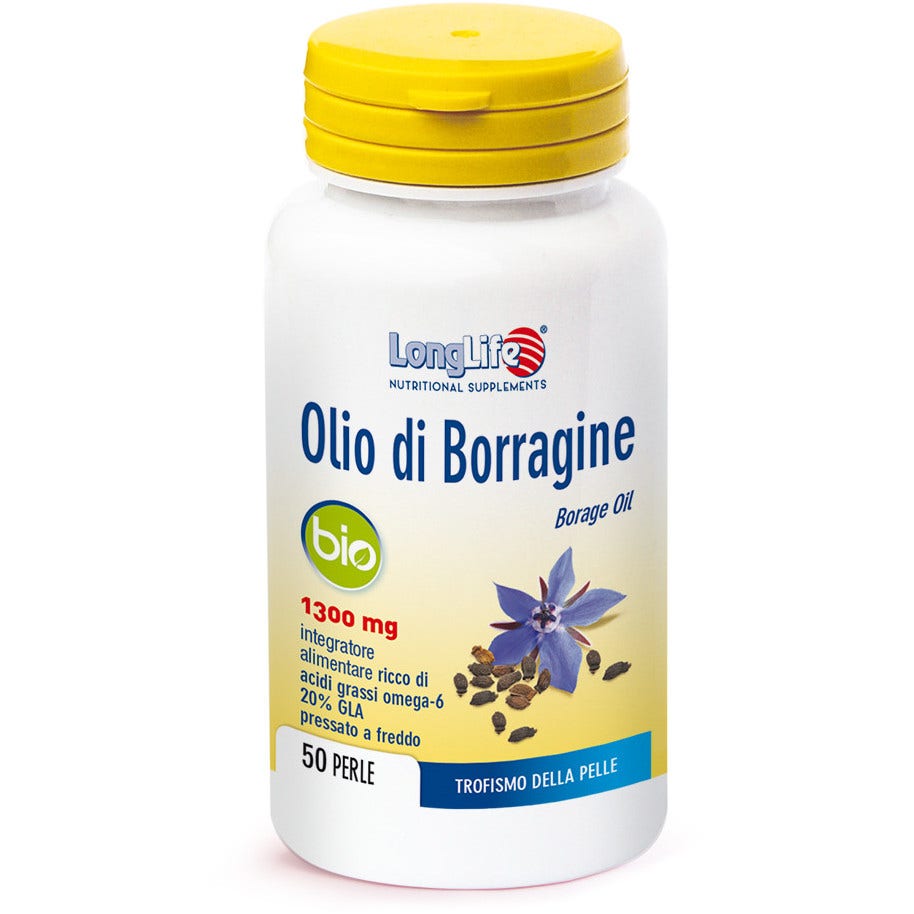 Aceite de Borraja Ecológico Longlife 50 Perlas-2