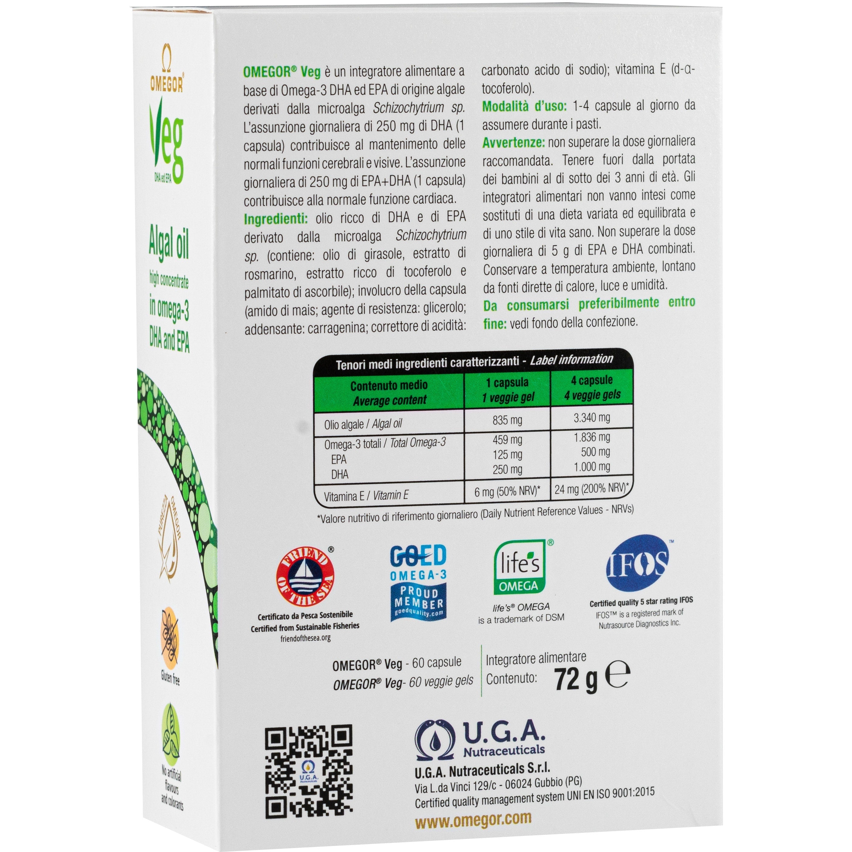 Omegor Veg 60 Capsule