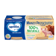 Mellin Omogeneizzato Manzo e Prosciutto con Verdure 2X80g-2
