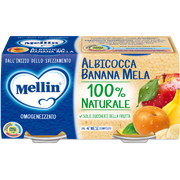 Mellin Omogeneizzato Albicocca Banana Mela 2x100g-2