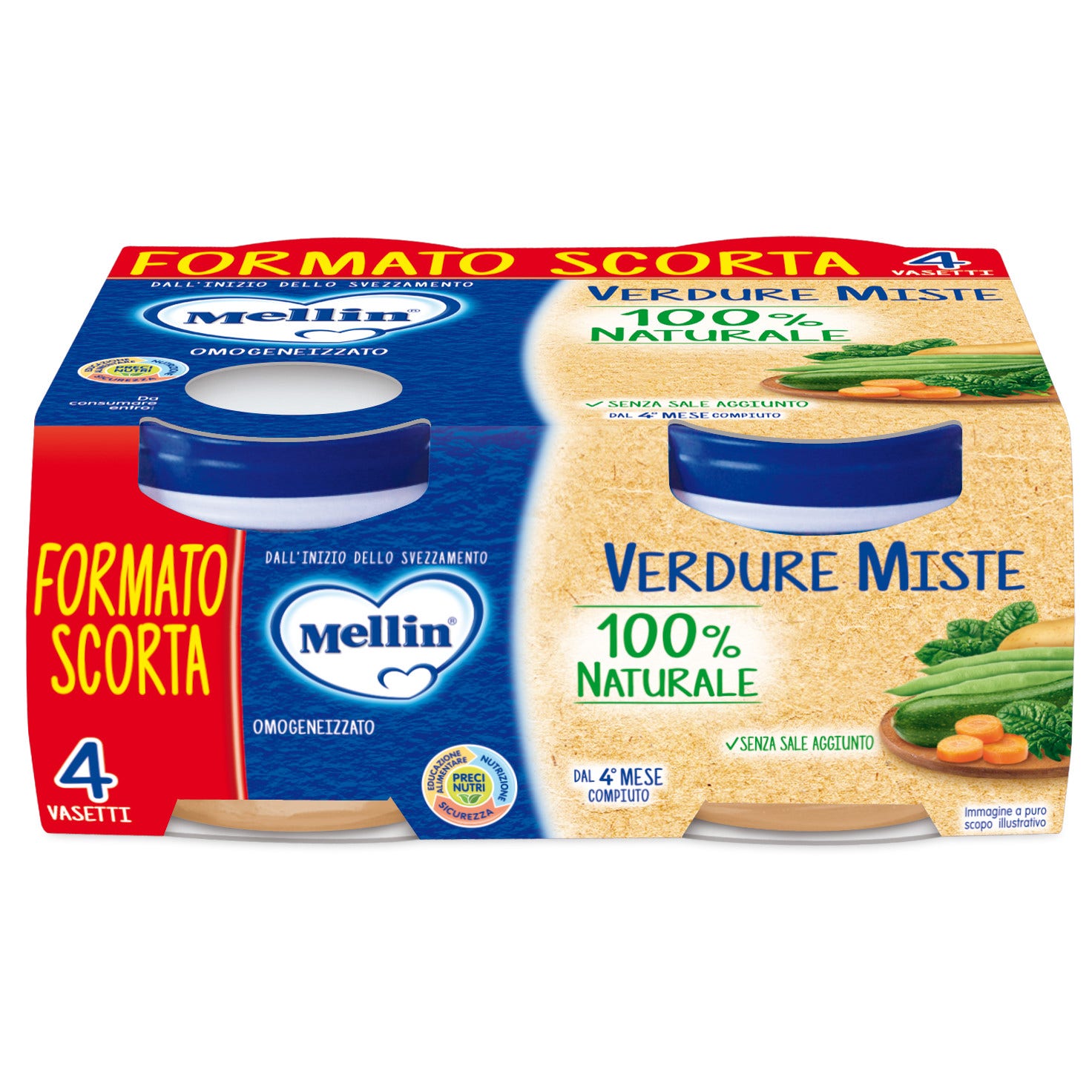 Verduras Mixtas Mellin Homogeneizado 4x80g-1