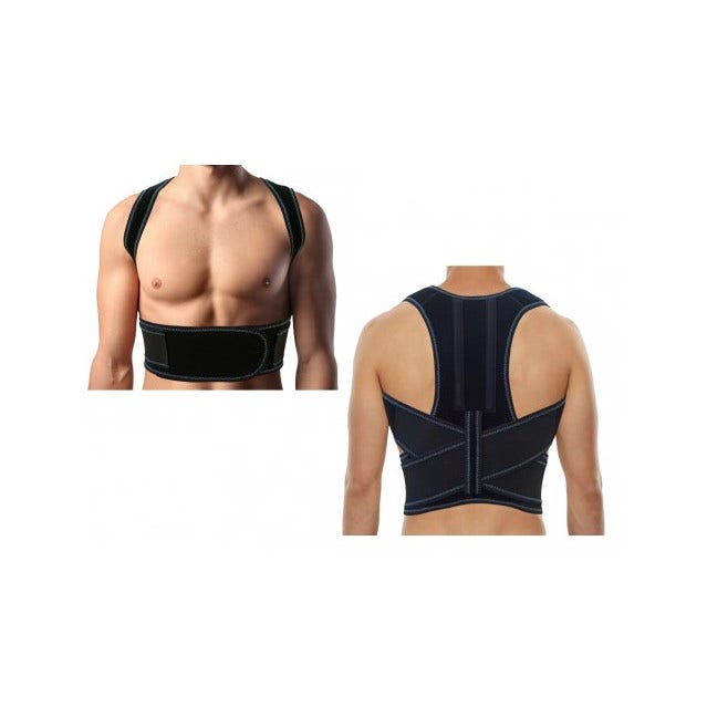 Orione 9898 Plancha postural de hombros Color Negro Talla XL-0