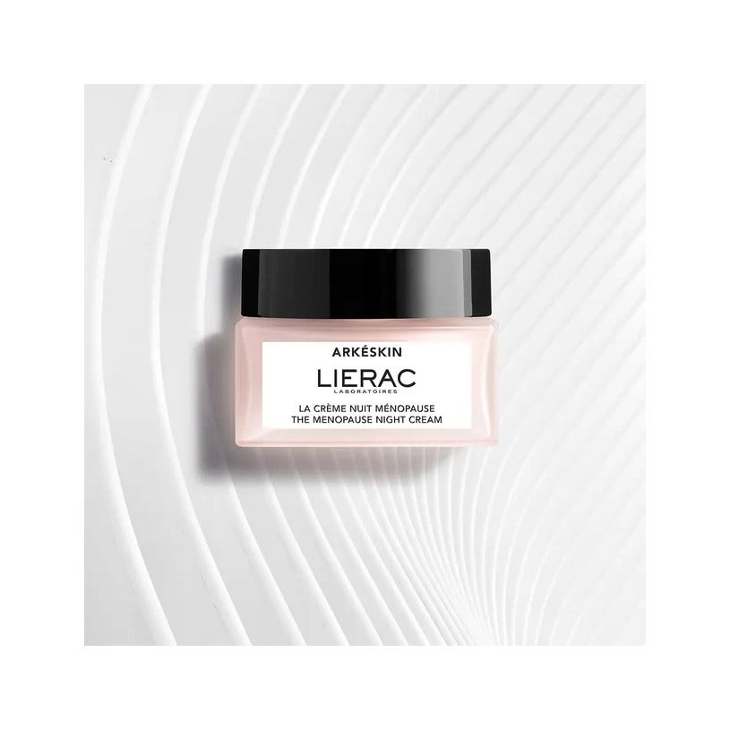 Lierac Arkeskin Crema de noche nutritiva y reafirmante para pieles en la menopausia 50 ml