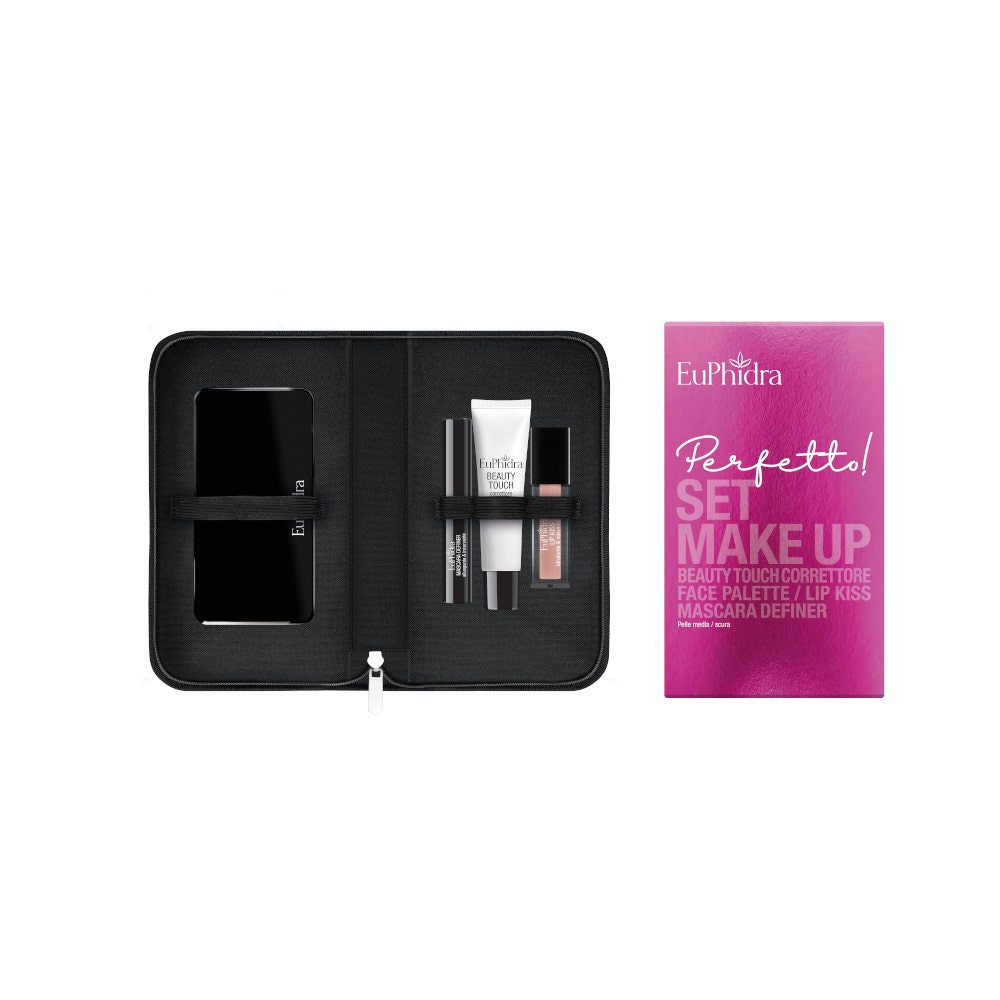 Euphidra Set Maquillaje Pieles Claras/Medias Con 1 Corrector + 1 Mini Mascara + 1 Brillo Labial + 1 Paleta Rostro-1