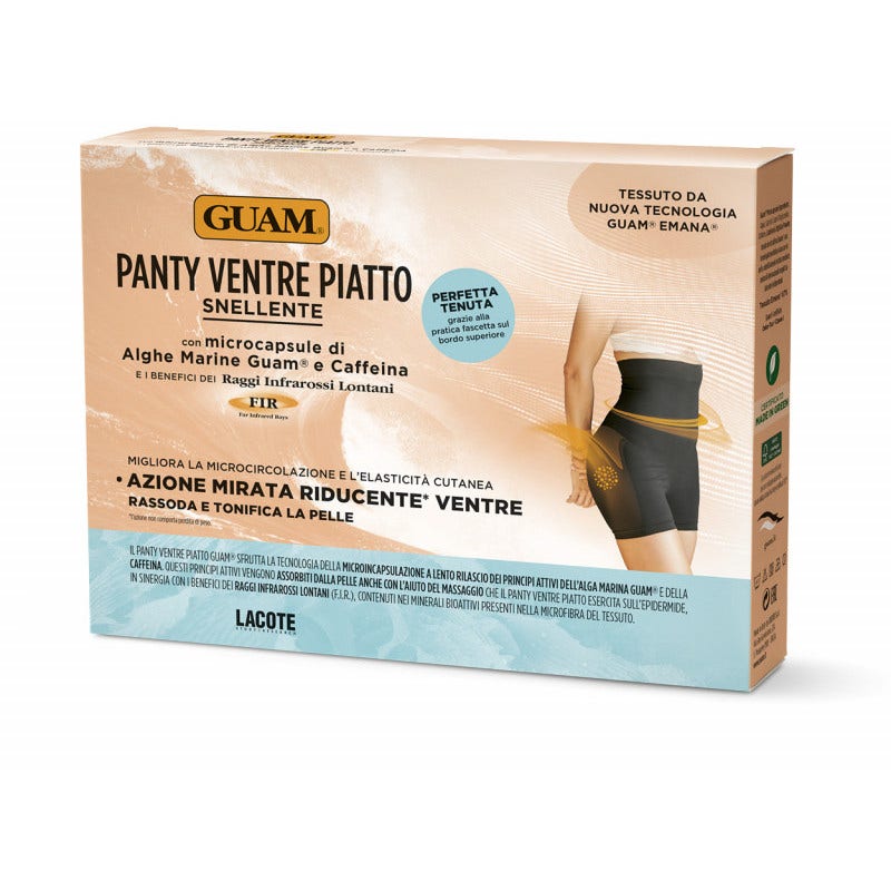 Panty Guam Vientre Plano Adelgazante Mujer XS-S 38-40 Negro-1
