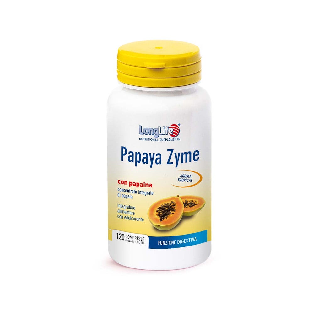Longlife Papaya Zyme 120 Comprimidos-2