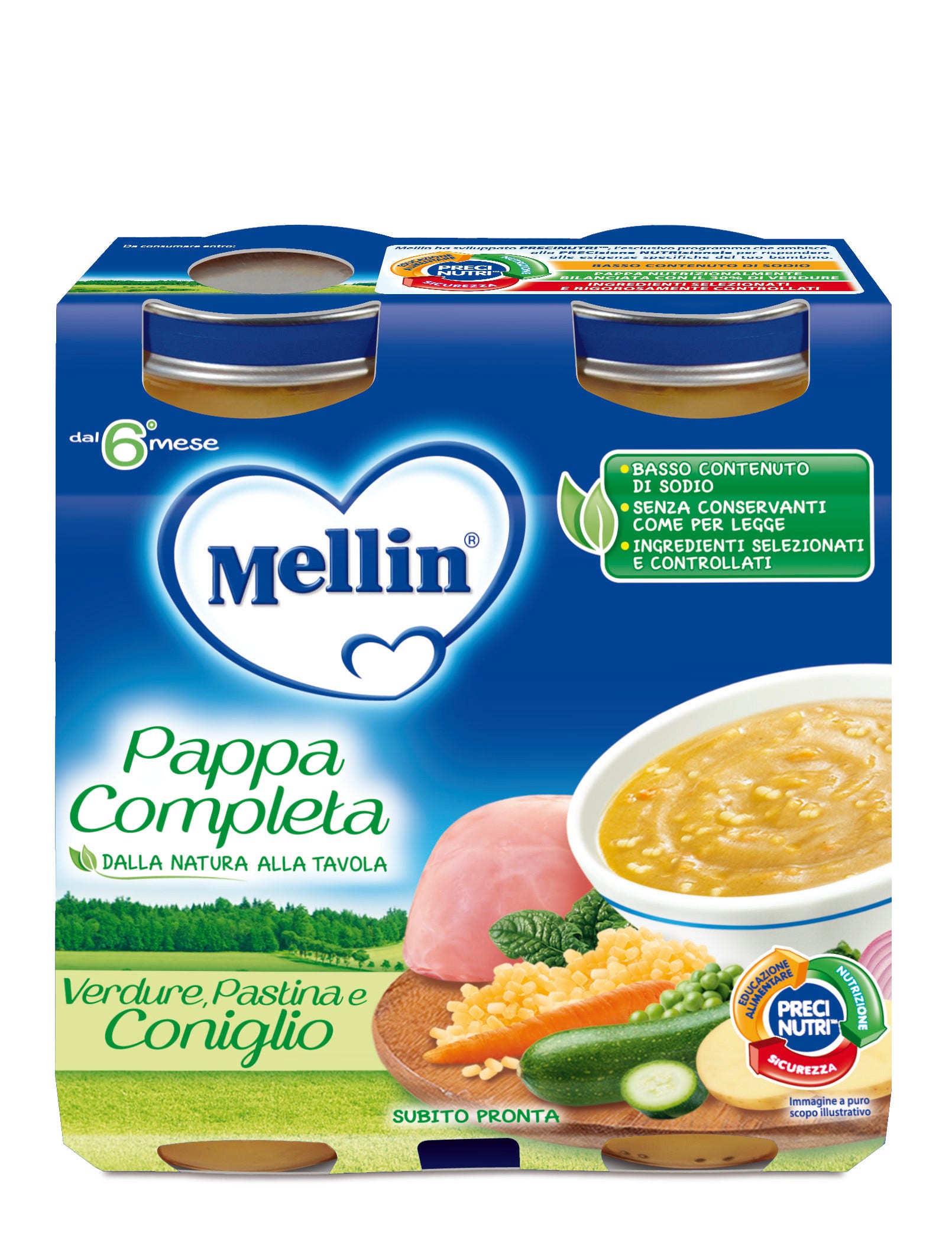Mellin Comida Completa Conejo 2x250g-3